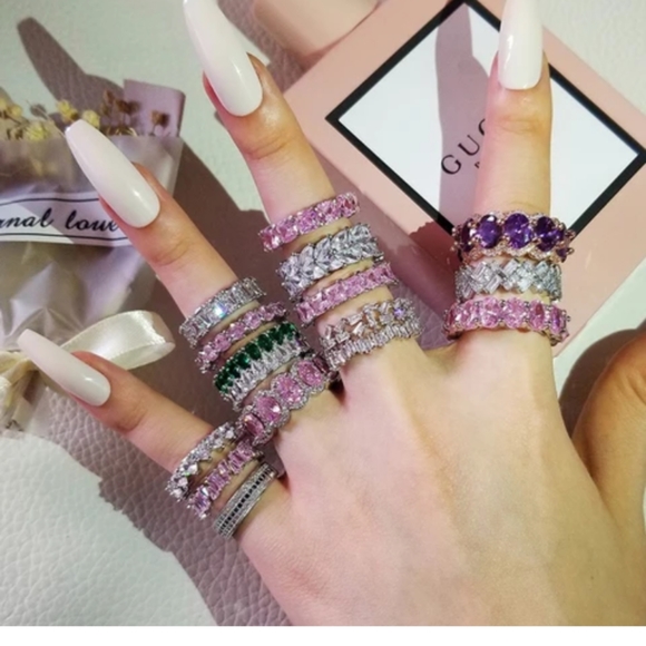 Selling sterling silver entirety bands - Picture 5 of 5